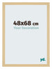 Mura MDF Photo Frame 48x68cm Maple Decor Front Size | Yourdecoration.co.uk