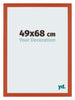 Mura MDF Photo Frame 49x68cm Orange Front Size | Yourdecoration.co.uk