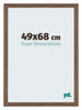 Mura MDF Photo Frame 49x68cm Walnut Dark Front Size | Yourdecoration.co.uk