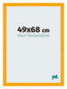 Mura MDF Photo Frame 49x68cm Yellow Front Size | Yourdecoration.co.uk