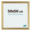 Mura MDF Photo Frame 50x50cm Gold Shiny Front Size | Yourdecoration.co.uk