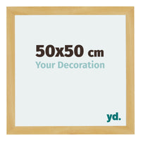 Mura MDF Photo Frame 50x50cm Pine Design Front Size | Yourdecoration.co.uk