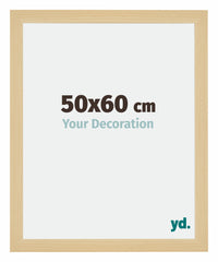 Mura MDF Photo Frame 50x60cm Maple Decor Front Size | Yourdecoration.co.uk