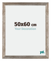 Mura MDF Photo Frame 50x60cm Metal Vintage Front Size | Yourdecoration.co.uk