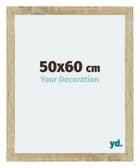 Mura MDF Photo Frame 50x60cm Sonoma Oak Front Size | Yourdecoration.co.uk