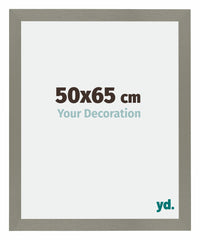 Mura MDF Photo Frame 50x65cm Gray Front Size | Yourdecoration.co.uk