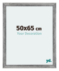 Mura MDF Photo Frame 50x65cm Gray Wiped Front Size | Yourdecoration.co.uk
