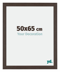 Mura MDF Photo Frame 50x65cm Oak Dark Front Size | Yourdecoration.co.uk