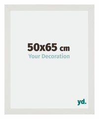 Mura MDF Photo Frame 50x65cm White Matte Front Size | Yourdecoration.co.uk