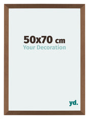 Mura MDF Photo Frame 50x70cm Copper Design Front Size | Yourdecoration.co.uk