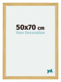 Mura MDF Photo Frame 50x70cm Pine Design Front Size | Yourdecoration.co.uk