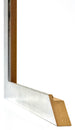 Mura MDF Photo Frame 50x70cm Silver Glossy Vintage Detail Intersection | Yourdecoration.co.uk