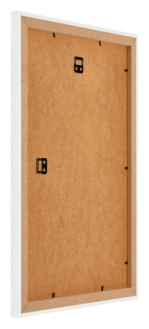 Mura MDF Photo Frame 50x75cm White Wiped Back Oblique | Yourdecoration.co.uk