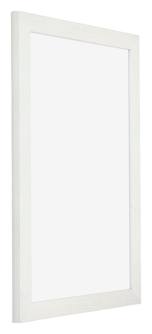 Mura MDF Photo Frame 50x75cm White Wiped Front Oblique | Yourdecoration.co.uk