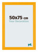 Mura MDF Photo Frame 50x75cm Yellow Front Size | Yourdecoration.co.uk