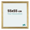 Mura MDF Photo Frame 55x55cm Gold Shiny Front Size | Yourdecoration.co.uk