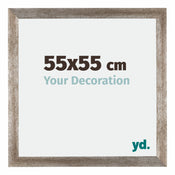 Mura MDF Photo Frame 55x55cm Metal Vintage Front Size | Yourdecoration.co.uk