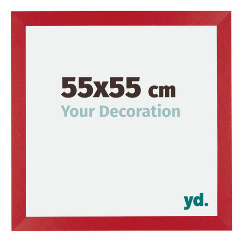 Mura MDF Photo Frame 55x55cm Red Front Size | Yourdecoration.co.uk