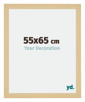 Mura MDF Photo Frame 55x65cm Maple Decor Front Size | Yourdecoration.co.uk