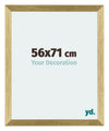 Mura MDF Photo Frame 56x71cm Gold Shiny Front Size | Yourdecoration.co.uk