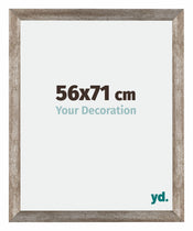 Mura MDF Photo Frame 56x71cm Metal Vintage Front Size | Yourdecoration.co.uk