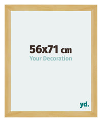 Mura MDF Photo Frame 56x71cm Pine Design Front Size | Yourdecoration.co.uk