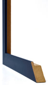 Mura MDF Photo Frame 59 4x84cm A1 Dark Blue Swept Detail Intersection | Yourdecoration.co.uk