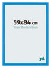 Mura MDF Photo Frame 59x84cm Bright Blue Front Size | Yourdecoration.co.uk