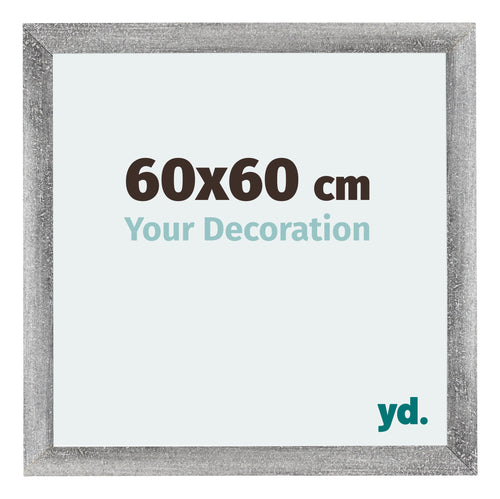 Mura MDF Photo Frame 60x60cm Gray Wiped Front Size | Yourdecoration.co.uk