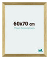 Mura MDF Photo Frame 60x70cm Gold Shiny Front Size | Yourdecoration.co.uk
