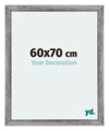 Mura MDF Photo Frame 60x70cm Gray Wiped Front Size | Yourdecoration.co.uk