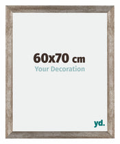Mura MDF Photo Frame 60x70cm Metal Vintage Front Size | Yourdecoration.co.uk