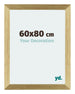 Mura MDF Photo Frame 60x80cm Gold Shiny Front Size | Yourdecoration.co.uk