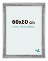Mura MDF Photo Frame 60x80cm Gray Wiped Front Size | Yourdecoration.co.uk