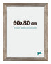 Mura MDF Photo Frame 60x80cm Metal Vintage Front Size | Yourdecoration.co.uk