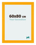 Mura MDF Photo Frame 60x80cm Yellow Front Size | Yourdecoration.co.uk