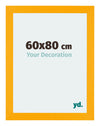 Mura MDF Photo Frame 60x80cm Yellow Front Size | Yourdecoration.co.uk