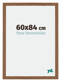 Mura MDF Photo Frame 60x84cm Oak Rustic Front Size | Yourdecoration.co.uk