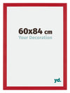 Mura MDF Photo Frame 60x84cm Red Front Size | Yourdecoration.co.uk