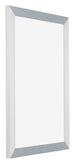 Mura MDF Photo Frame 60x85cm Aluminum Brushed Front Oblique | Yourdecoration.co.uk