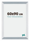 Mura MDF Photo Frame 60x90cm Aluminum Brushed Front Size | Yourdecoration.co.uk