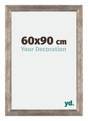 Mura MDF Photo Frame 60x90cm Metal Vintage Front Size | Yourdecoration.co.uk