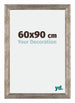 Mura MDF Photo Frame 60x90cm Metal Vintage Front Size | Yourdecoration.co.uk