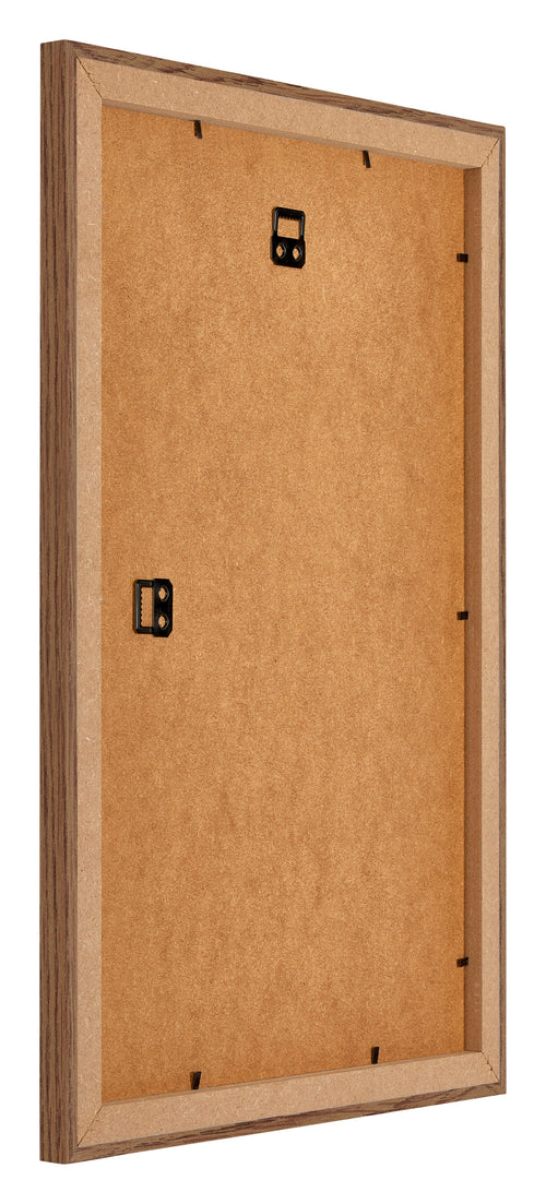 Mura MDF Photo Frame 60x90cm Oak Rustic Back Oblique | Yourdecoration.co.uk