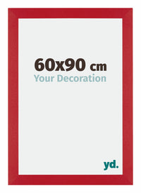 Mura MDF Photo Frame 60x90cm Red Front Size | Yourdecoration.co.uk