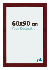 Mura MDF Photo Frame 60x90cm Winered Wiped Front Size | Yourdecoration.co.uk