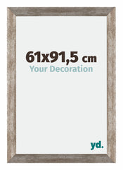 Mura MDF Photo Frame 61x91 5cm Metal Vintage Front Size | Yourdecoration.co.uk