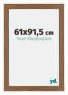 Mura MDF Photo Frame 61x91 5cm Oak Rustic Front Size | Yourdecoration.co.uk