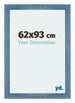 Mura MDF Photo Frame 62x93cm Bright Blue Swept Front Size | Yourdecoration.co.uk