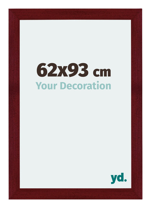 Mura MDF Photo Frame 62x93cm Winered Wiped Front Size | Yourdecoration.co.uk